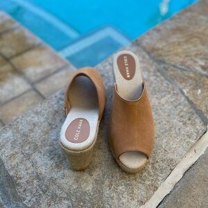 Cole Haan  wedge platform show